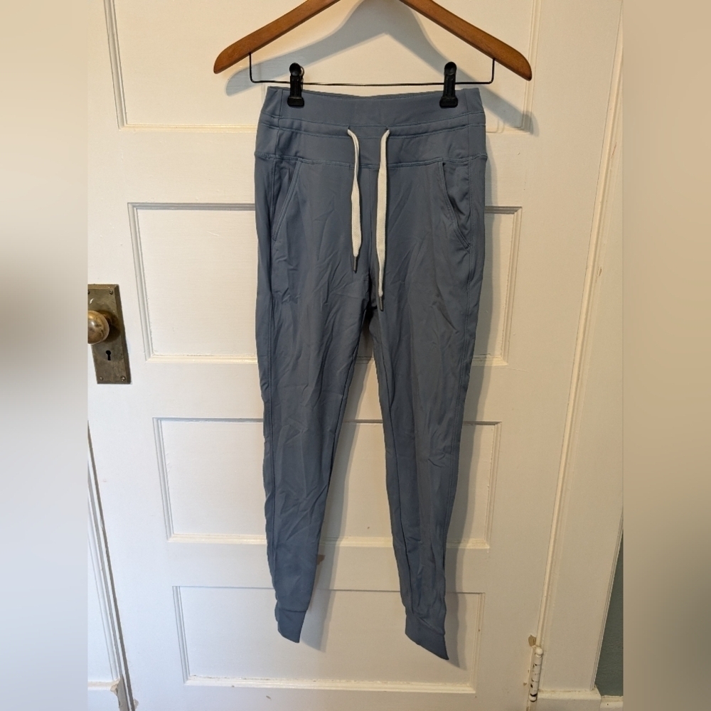 Halara Womens Pants Joggers Size XS Blue Drawstring Side Pockets High Waisted